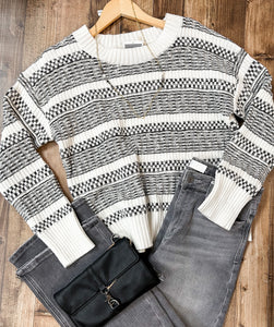 Black/White Sweater
