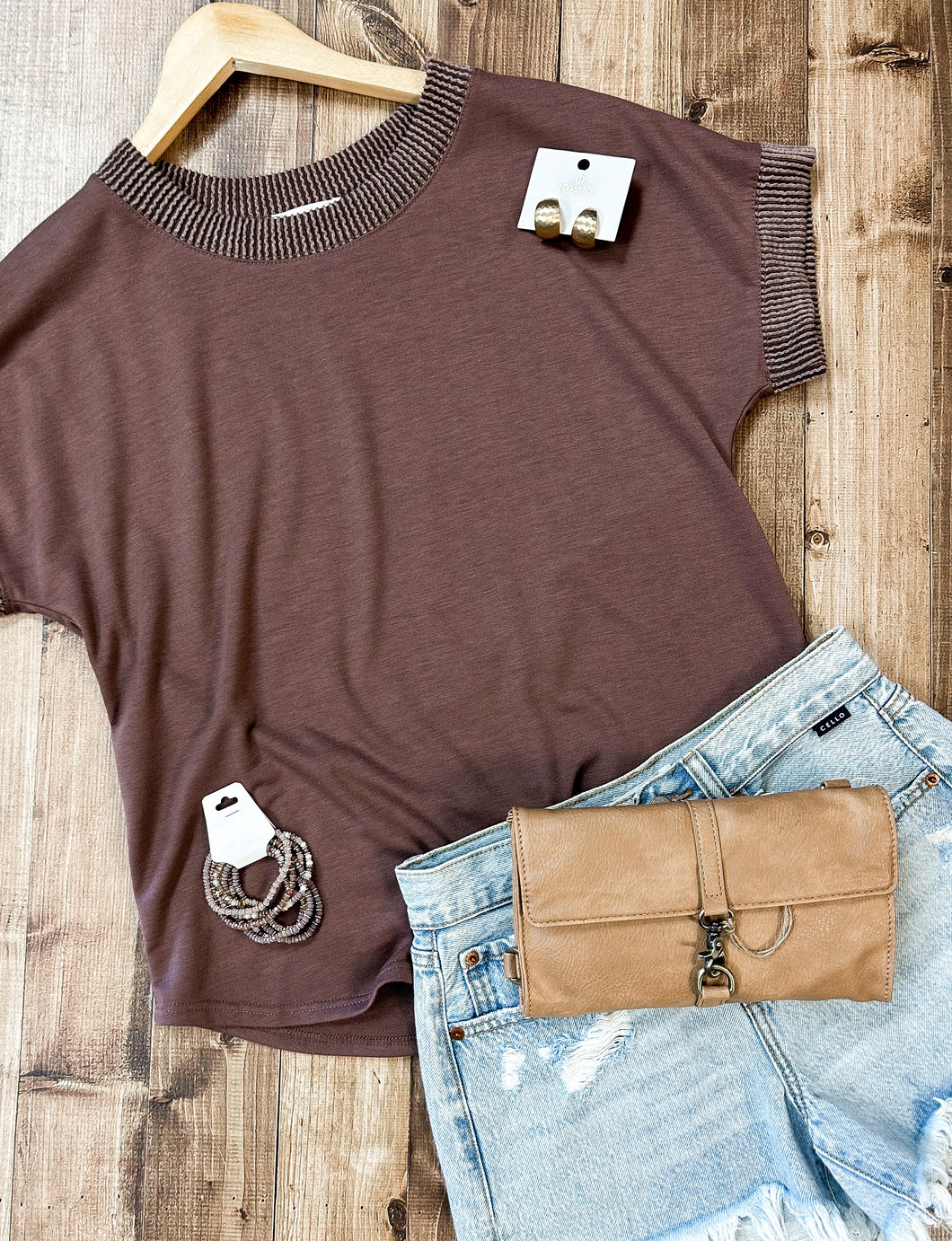 Dk Mauve Top